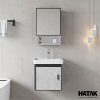 Tủ Lavabo Nhà Tắm Nhôm Tổ Ong Màu Trắng Vân Đá 40×45 HA-7505