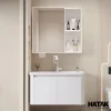 Tủ Lavabo Nhà Tắm Nhôm Màu Trắng 60cm HA